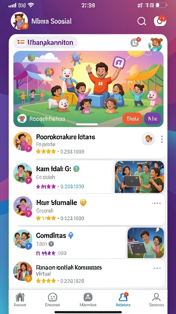agam69 - Tampilan antarmuka yang intuitif dan mudah dipahami.