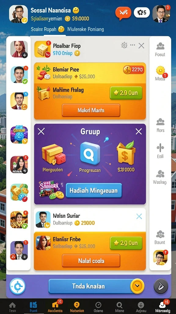 big777 - Tampilan antarmuka permainan yang menarik dan mudah dinavigasi.