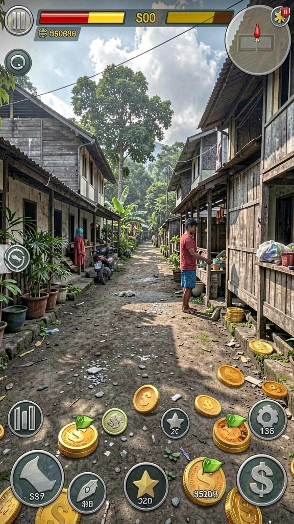 dewagaruda - Karakter utama dalam DEWAGARUDA bersiap untuk beraksi.