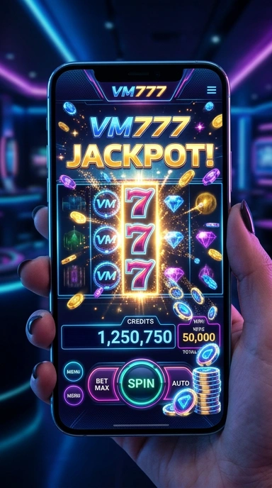 Layar utama vm777 — antarmuka bersih setelah instalasi